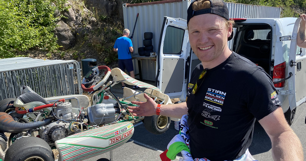 Stian Paulsen skal kjøre EM i gokart